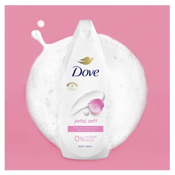 Dove Gel de dus Essential Care Petal Soft 720 ml - image 3