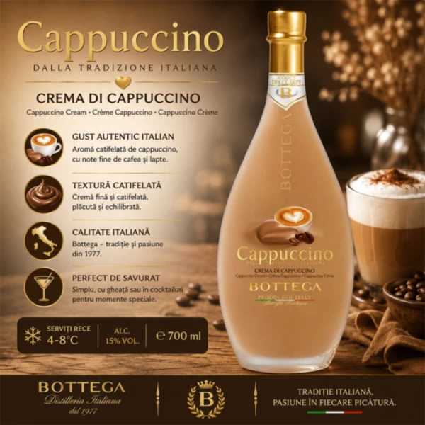 Bottega Lichior cappuccino 15%, 0,5 l - image 2