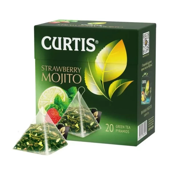 Curtis Ceai Verde Strawberry Mojito 20pac - image 3