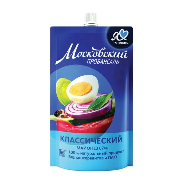 Maioneza Moskovskii provansal Clasic 67%, 192g - image 1