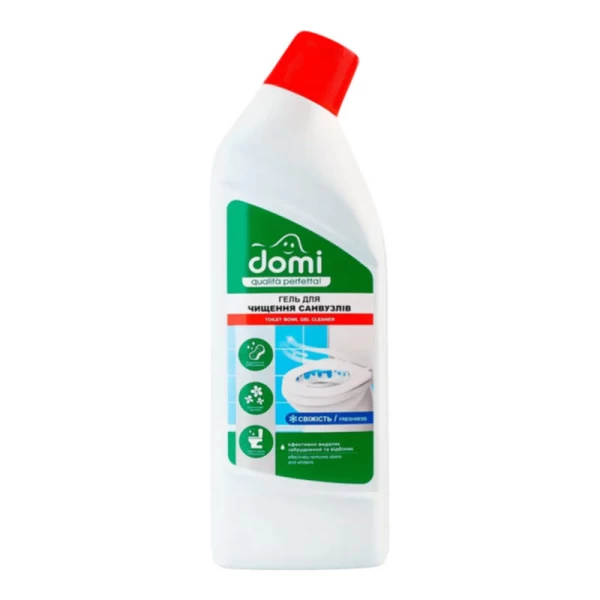 Domi гель для чистки санузлов 1л Свежесть - image 1