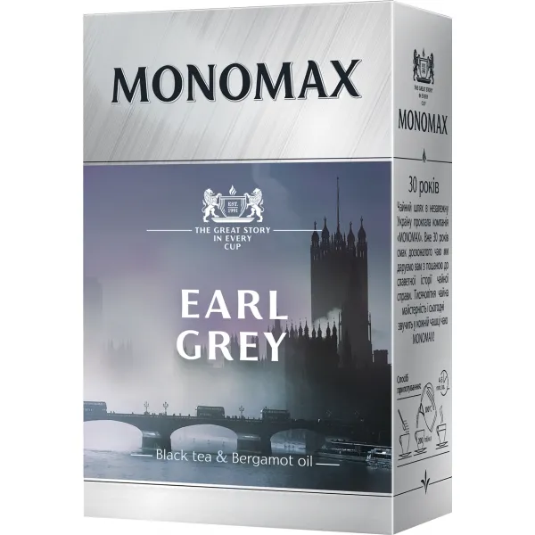 Чай цейлонский черный Мономах Earl Grey 90 г - image 1