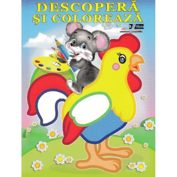 Cartea Descopera si coloreaza Pasari domestice - image 1