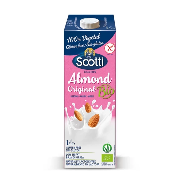 Riso Scotti Миндальный напиток оригинальный органический 1 л - image 1