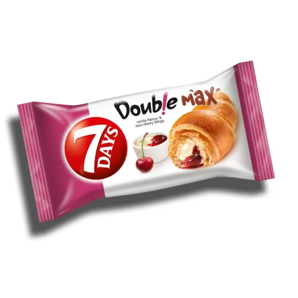 Croissant 7 Days 80 g double Vanilla & Cherry - image 1