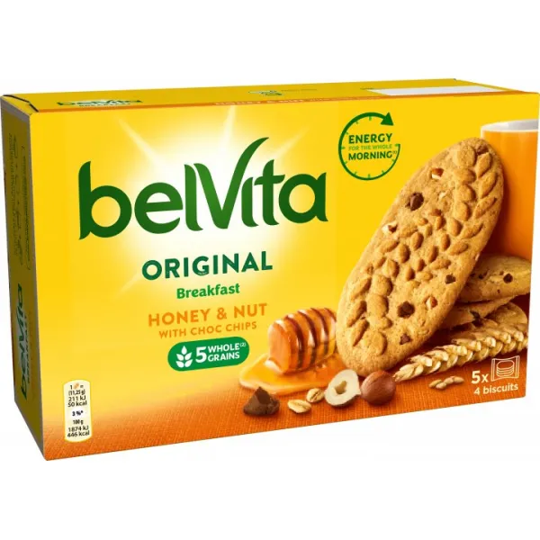Belvita Biscuiti cu miere si nuca 225g - image 1