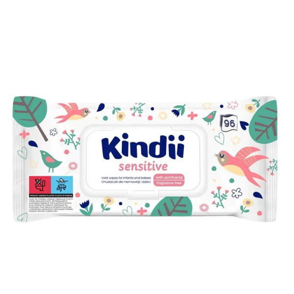 Kindii Sensitive servetele umede pentru copii 96 buc - image 1