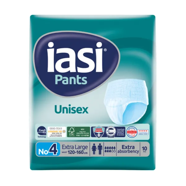 IASI Scutece pentru adulti Unisex N4 extra large 10 buc - image 1