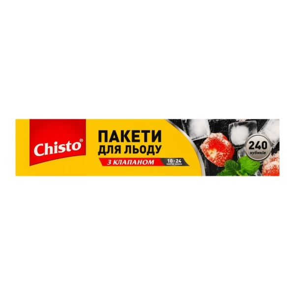 Chisto Пакеты для льда 10 шт x 24 кубика - image 1