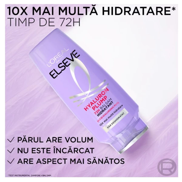 Elseve Balsam Hyaluron Plump pentru par deshidratat, 200 ml - image 4