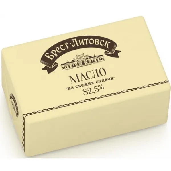 Масло Брест-Литовск Сливочное 82.5% 180г - image 1