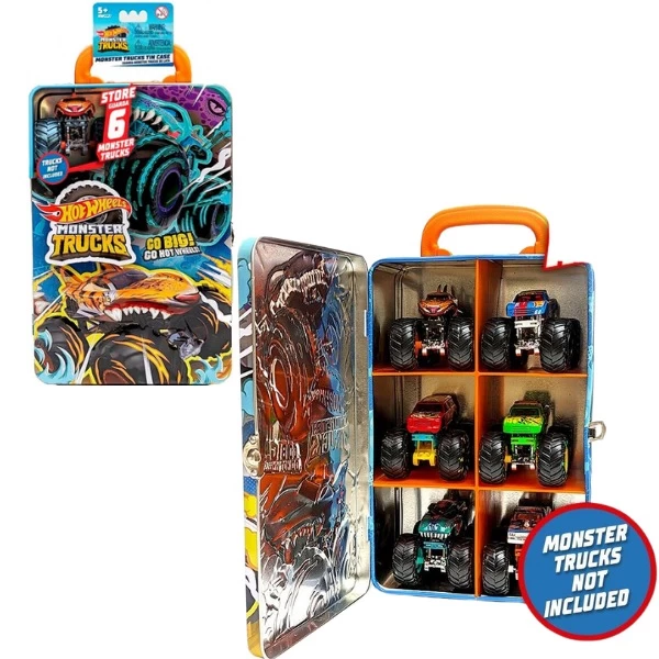 Hot Wheels Контейнер для хранения 6 машинок серии Monster Trucks - image 2