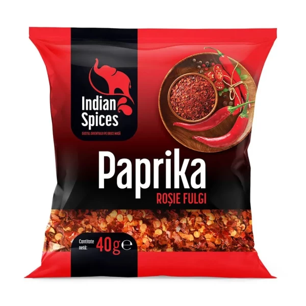 Паприка красная, хлопья Indian Spices, 40г - image 1