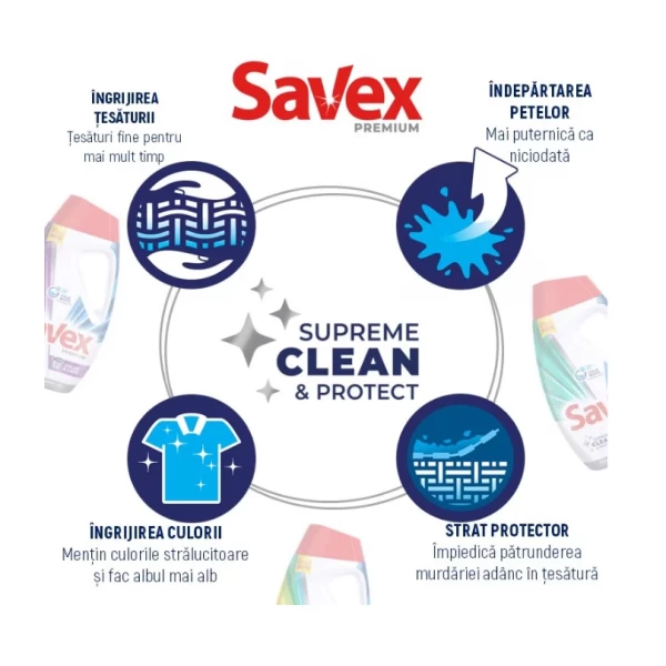 Savex Detergent lichid 3.6L Premium Color - image 2