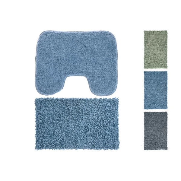 Set covorase pentru baie si WC 2buc (50X70cm, 40X50cm) - image 2