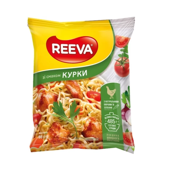 Лапша с яйцом Reeva куриная упаковка 85 гр - image 2