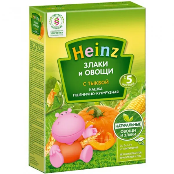 Heinz Кукурузно-пшеничная каша с тыквой (5+ мес.) 200г - image 1