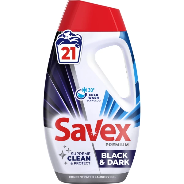 Savex Detergent lichid 0.945l Premium Black Dark - image 1