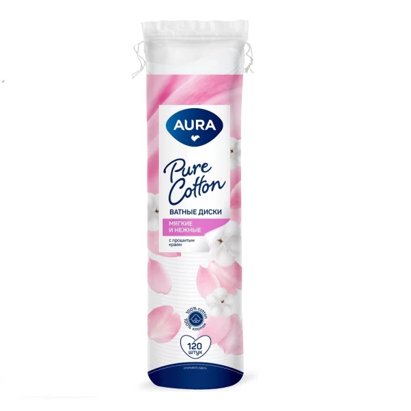 Aura Ватные диски 120 шт - image 1