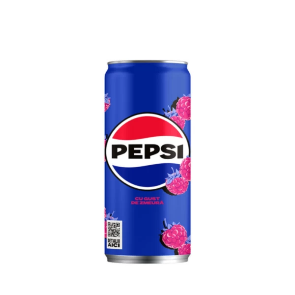 Pepsi Bautura carbogazoasagust de zmeura doza 330 ml - image 1