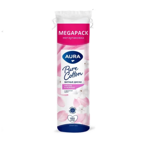 Ватные диски Aura 150 шт - image 1