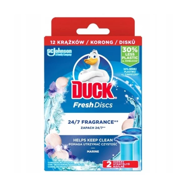 Duck Гель-диски для удаления запахов Морская свежесть 2х36 мл - image 1