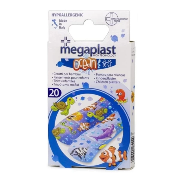 Plasturi impermeabili Megaplast Emplastru Ocean pentru copii N20 - image 1