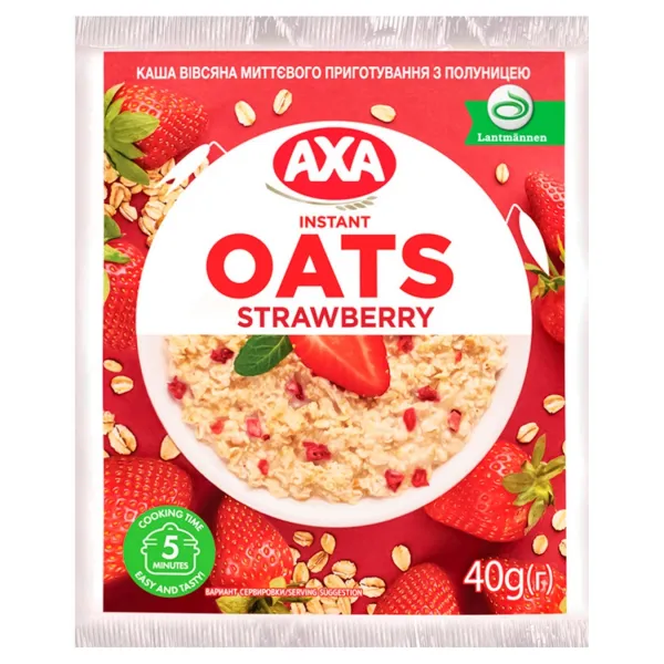 AXA Terci instant de ovaz cu capsuna 40g - image 2