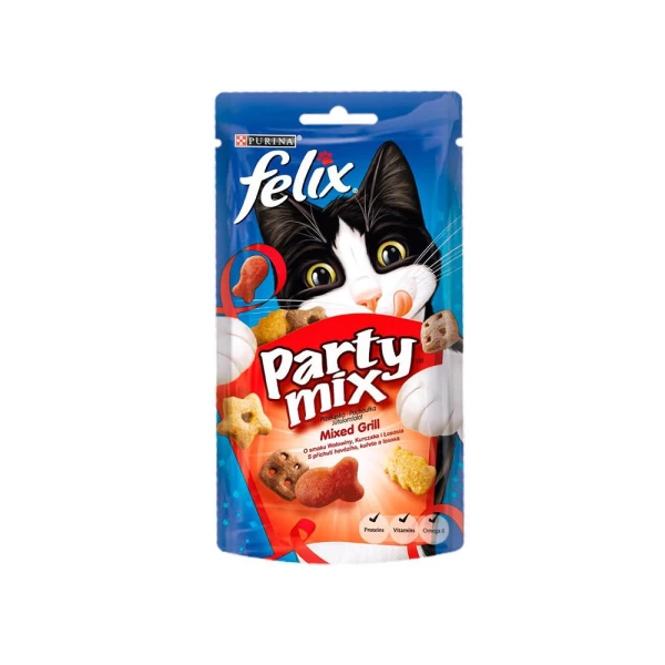 Felix Party Mix pentru pisica amestec de grătar mixt 60g - image 1