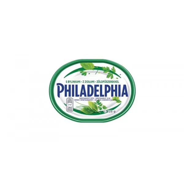 Philadelphia Crema de brinza cu verdeață 63% 125 gr - image 2