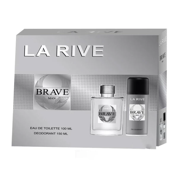 Set La Rive Man Brave (туалетная вода 100 мл + гель для душа 100 мл) - image 1