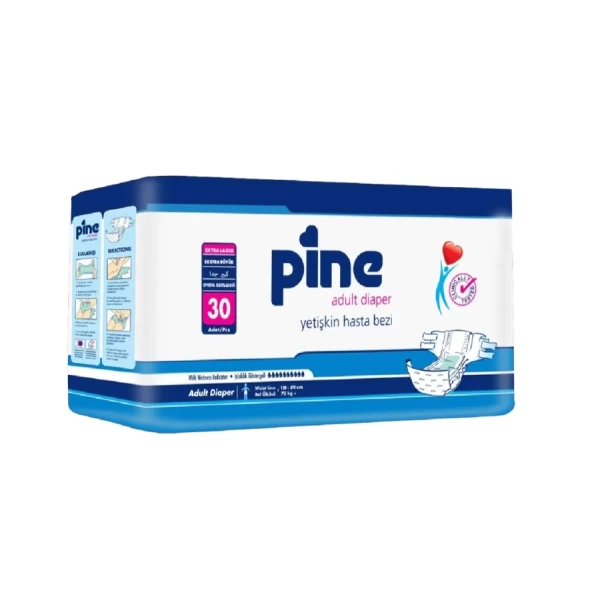 Pine Подгузники для взрослых XL, 120-170 см, 70+ кг, 30 шт - image 1