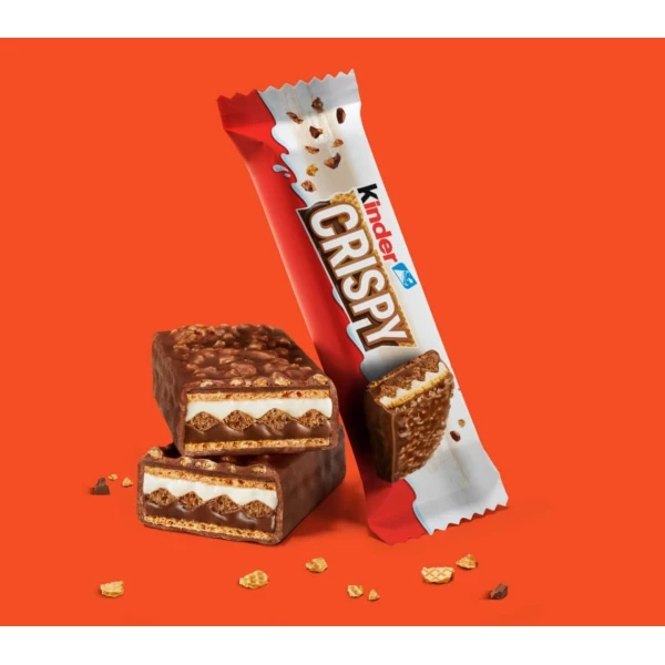 Kinder Napolitane Crispy cu cacao si nuci 34g - image 2