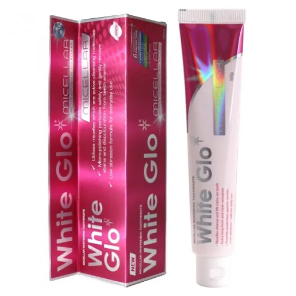 White Glo pasta de dinti 100gr inalbitoare micelara - image 2