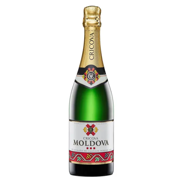 Vin spumant Moldova alb demisec Cricova 0.75 l - image 1