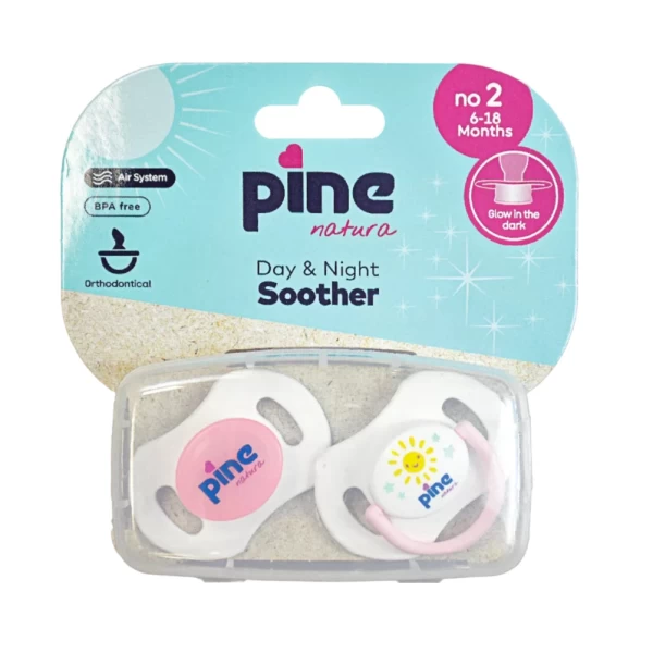 Pine Natura suzeta Sun and Moon cu cutie 2 buc nr. 2 6-18 luni - image 1