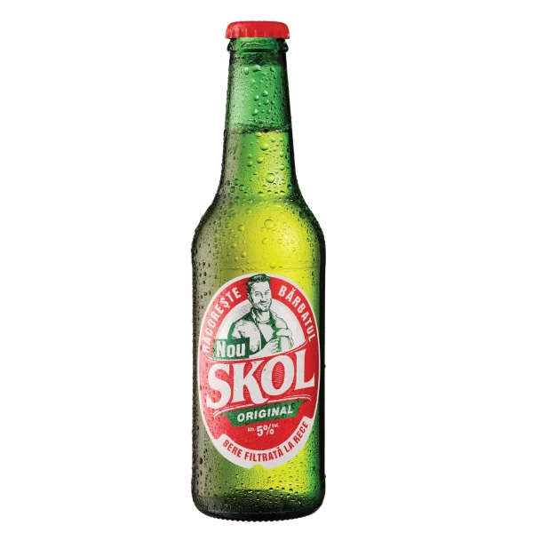 Пиво светлое SKOL пастеризованное фильтрованное 5% об., 0,33 л - image 1