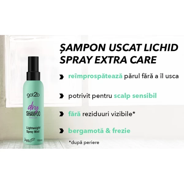 Got2b Sampon Uscat Extra Care, Cleans & Refreshes, 150 ml - image 3