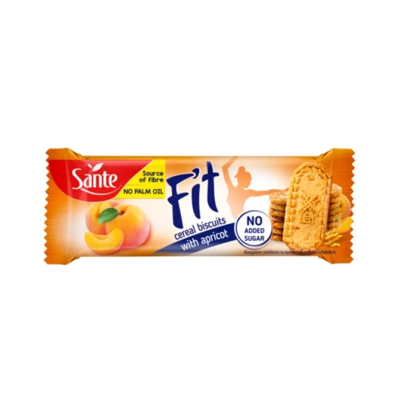 Sante Biscuiti cu cereale fără zahăr adăugat cu caise 50g - image 1