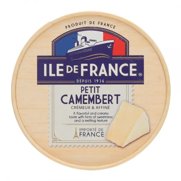 Ile de France Сыр мягкий с белой плесенью Камамбер маленький 50% 125г - image 2