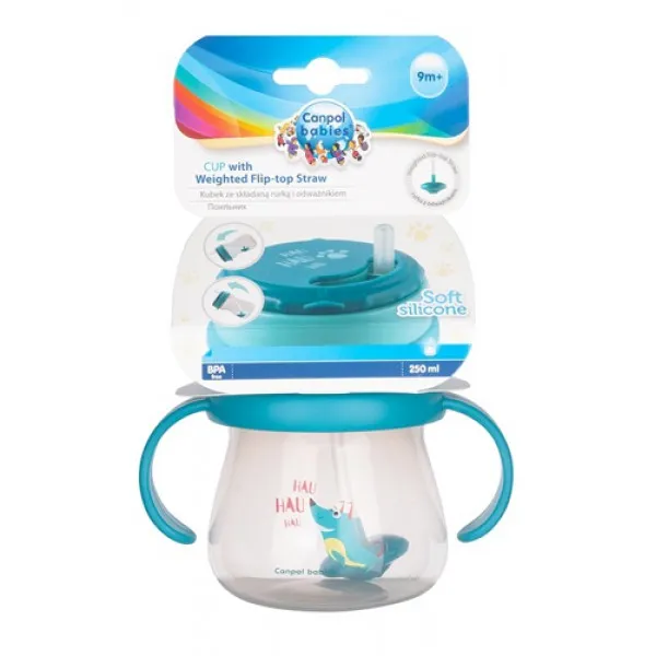Canpol Cana sport cu tubul silicon 250ml - image 1