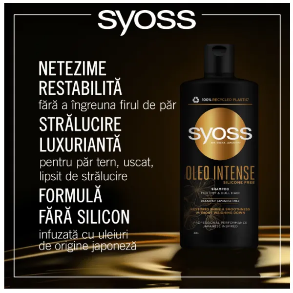 Syoss Sampon Oleo Intense 440ml cu amestec de uleiuri japoneze - image 3