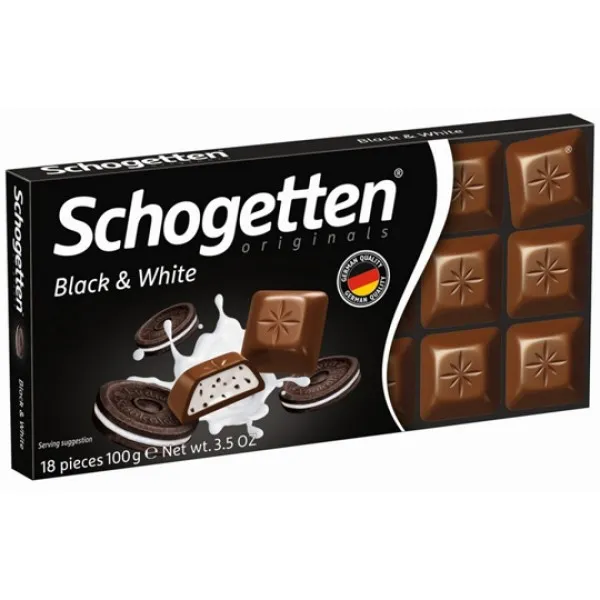 Шоколад молочный Schogetten Black&White 100 г - image 1