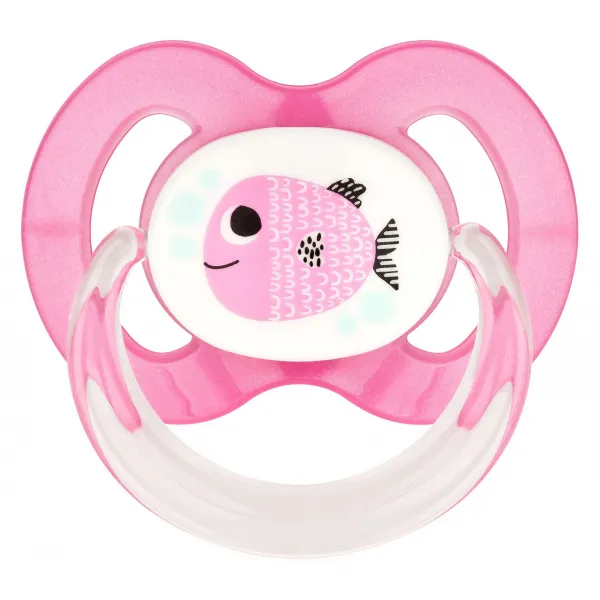 Baby Nova Ортодонтическая пустышка, с кольцом, 0 месяцев+, силикон, BPA free, 2 шт. с коробкой для с - image 3
