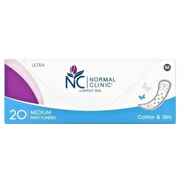 Normal Clinic Absorbante Comfort Ultra Cotton&Slim 20 buc - image 1