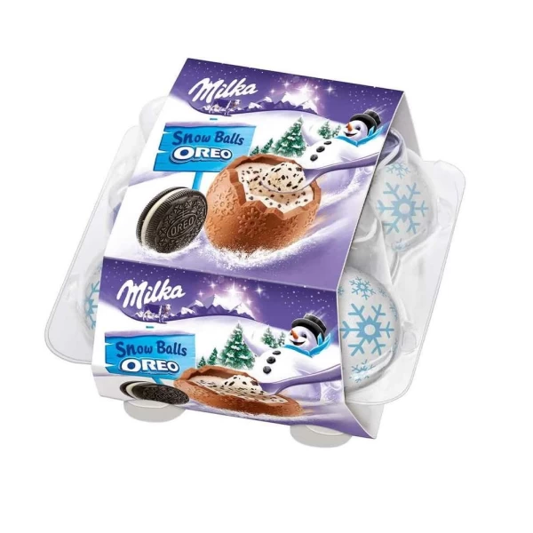 Milka Новогодний подарок Снежок Орео 112г - image 1