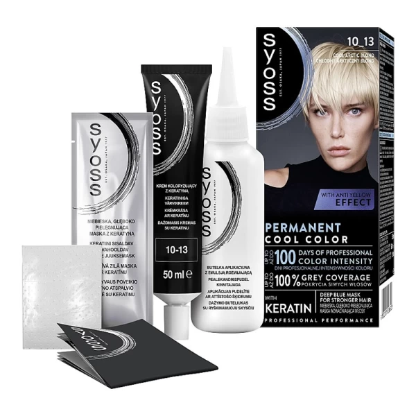 Syoss Oleo Осветляющая краска для волос Intense 13-00 Ультраплатиновый - image 2