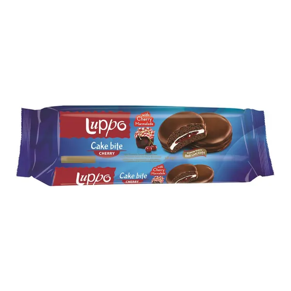 Luppo Biscuite sandwich cherry 182g - image 1