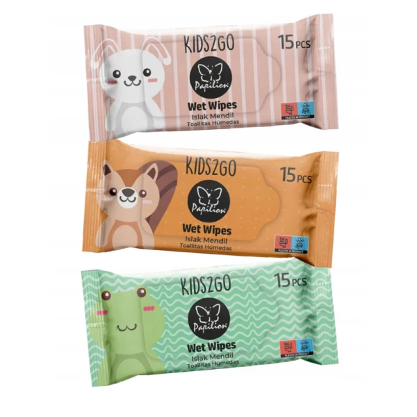 Papilion servetele umede 15 buc Kids2Go - image 2