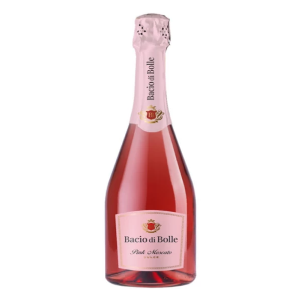 Вино игристое Bacio di Bolle Pink Moscato Rosé Dulce 0,75л - image 1